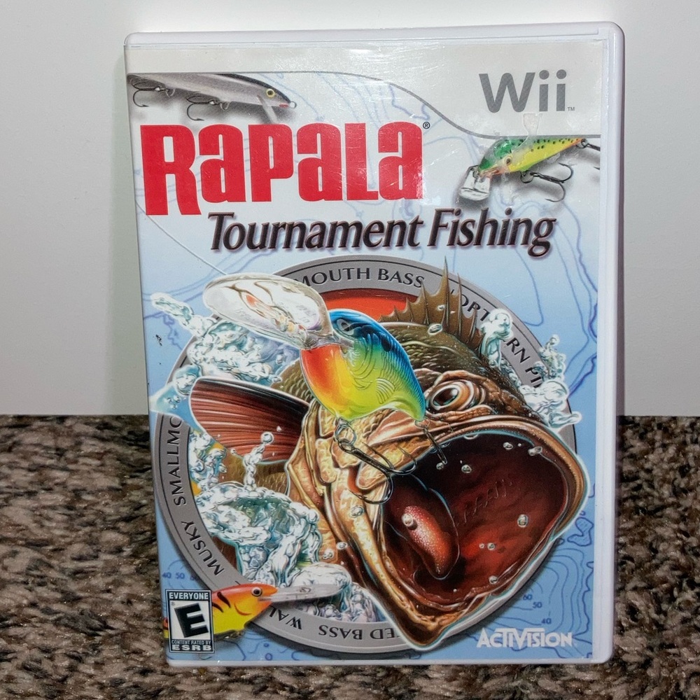 Nintendo Wii Rapala Tournament Fishing Game